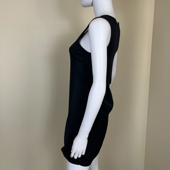 T Alexander Wang Women Size XS Black Mini Tank Tunic Dress Minimalist Casual - Picture 12 of 14